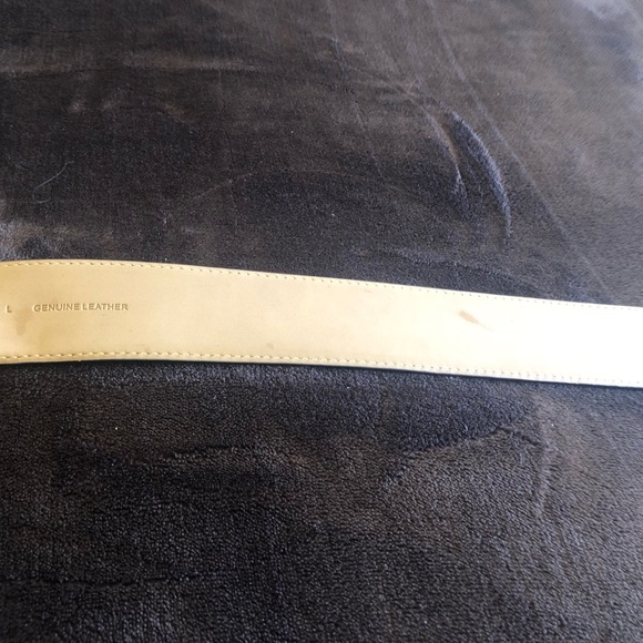 Michael Kors Black Leather Belt w/ Silver Buckle - Picture 8 of 14